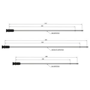 FRANKLIN PERFORMANCE BILLET ÖL MESSSTAB ROTOR FORM Zeichnung