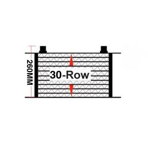 UNIVERSAL 30 ROWS OIL COOLER DASH 10 FRONT