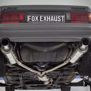 FOX EDELSTAHL ABGASANLAGE AB KAT MAZDA RX-7 FC S5 TURBO 89-91 TYP10 L/R