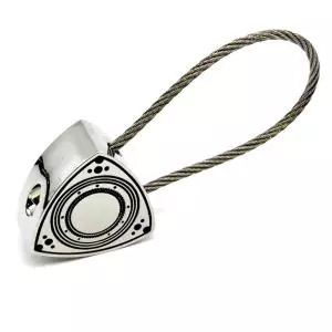 ROTARY13B1 STEEL CABLE RX7 KEY CHAIN