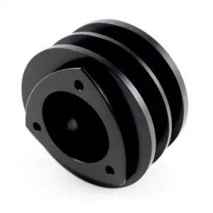 ROTARY13B1 ALUMINIUM DOUBLE ALTERNATOR PULLEY BLACK