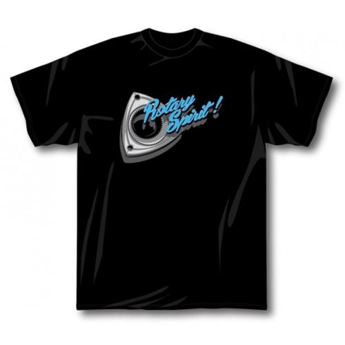 ROTARY13B1 ROTARY SPIRIT T-SHIRT BLACK