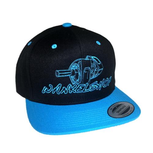 WANKELSHOP CAP SNAPBACK SCHWARZ BLAU