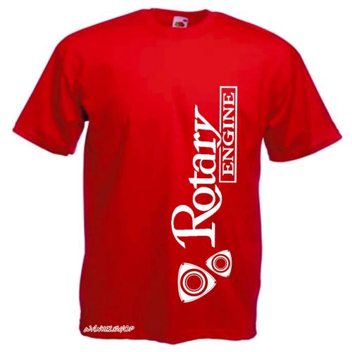 WANKELSHOP ROTARY ENGINE T-Shirt Red