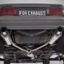 FOX STAINLESS STEEL CATBACK EXHAUST MAZDA FC S5 TURBO 89-91 TYPE10 L/R