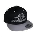 WANKELSHOP CAP SNAPBACK SCHWARZ SILBERGRAU