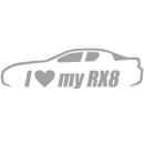 RE DECALS I Love My RX8